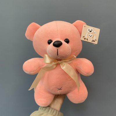 Игрушка Мишка цветной велюровый 24 см. арт. 41885