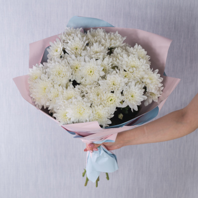 Букет белых хризантем 35836 Букет белых хризантем 35836