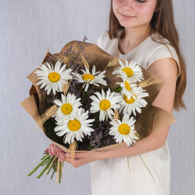 Букет "Летний сон" с ромашками N 36289 Букет "Летний сон" с ромашками N 36289