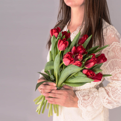 Тюльпаны красные 15 шт. 28774 Тюльпаны красные 15 шт. 28774