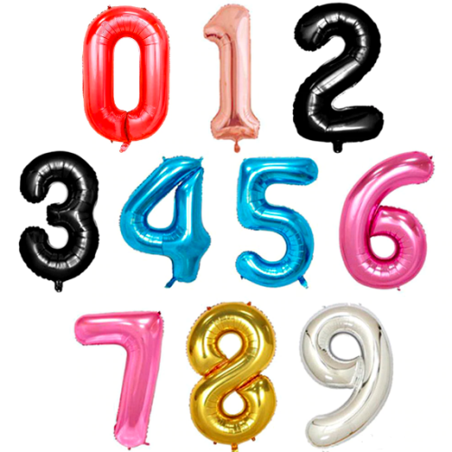 Шар Цифра с ГЕЛИЕМ