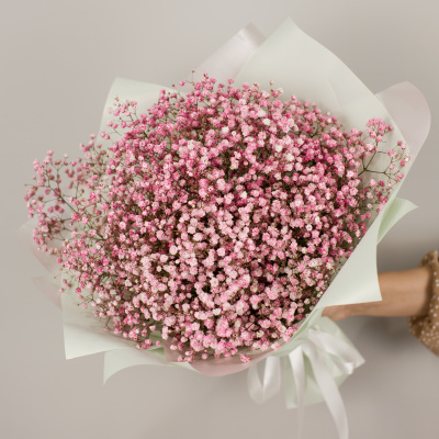 Букет из розовых гипсофил N 50459 Букет из розовых гипсофил N 50459