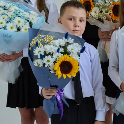 Букет с подсолнухом N 84694